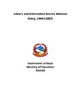 Library and Information Service National Policy, 2064 (2007)
