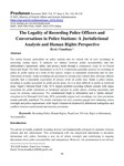 The legality of recording police officers and conservations in police stations: a jurisdictional analysis and human rights perspective