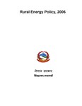 Rural Energy Policy, 2006