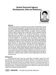 Central Personnel Agency: Development, Role and Relevancy / Acharya, Gauri Prasad, Author  in प्रशासन [Prashasan]: The Nepalese Journal of Public Administration 118 (April-July 2011). -