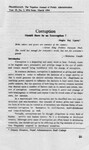 Corruption : Should there be an interruption ? [printed text] / Uprety, Singha Raj, Author  in प्रशासन [Prashasan]: The Nepalese Journal of Public Administration 69 (March, 1994). - 33-4