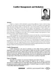 Conflict Management and Mediation / Dhakal, Teeka Ram, Author  in प्रशासन [Prashasan]: The Nepalese Journal of Public Administration 122 (August-November 2012). - 167-175p.;