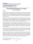 Enacting Data Protection Law in Nepal