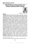 Human resource management and customs administration of Nepal / Pokharel, Lakshman Kumar in प्रशासन [Prashasan]: The Nepalese Journal of Public Administration (110 2065Chaitra (२०६