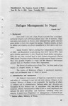 Refugee management in Nepal [printed text] / Rai, Ganesh, Author  in प्रशासन [Prashasan]: The Nepalese Journal of Public Administration 68 (November, 1993). - 47-58 p.