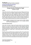 Energy security strategy for Nepal