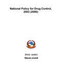 National Policy for Drug Control, 2063 ( 2006)