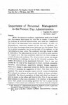 Importance of personnel management in the present day administration [printed text] / Acharya, Yogendra prasad., Author; Aryal, Sabitri, Author  in प्रशासन [Prashasan]: The Nepalese Jour