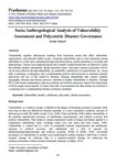 Socio-anthropological analysis of vulnerability assessment and polycentric disaster governance