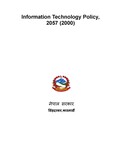 Information Technology Policy, 2057 (2000)
