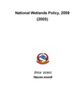 National Wetlands Policy, 2059 (2003)